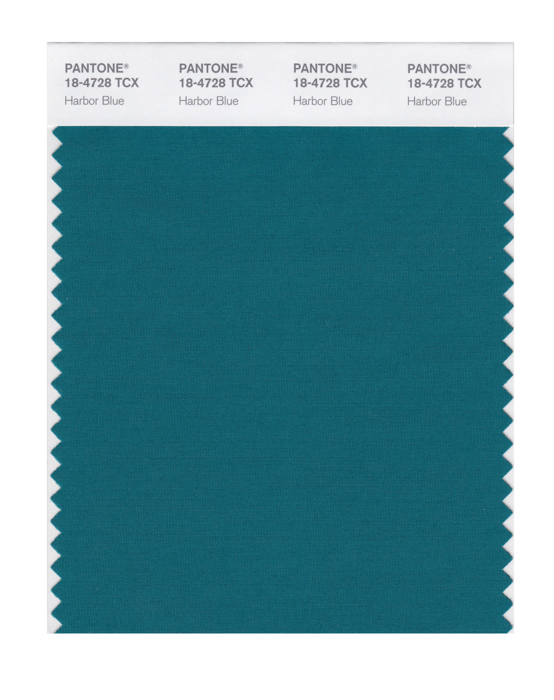 Pantone Smart 18-4728x Color Swatch Card Harbor Blue